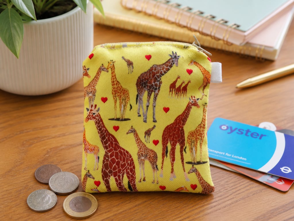 Giraffe Purse or Card Holder 