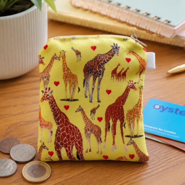 Giraffe Purse or Card Holder 