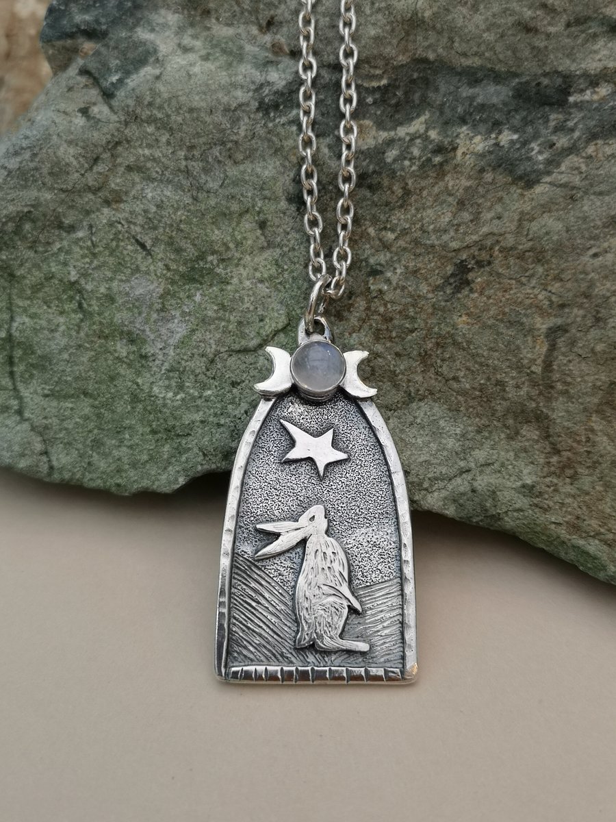 Church Hare Pendant (reduced)