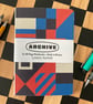 ARC01 Pack of three A6 pocket notebooks with graphic pattern covers - Image 4