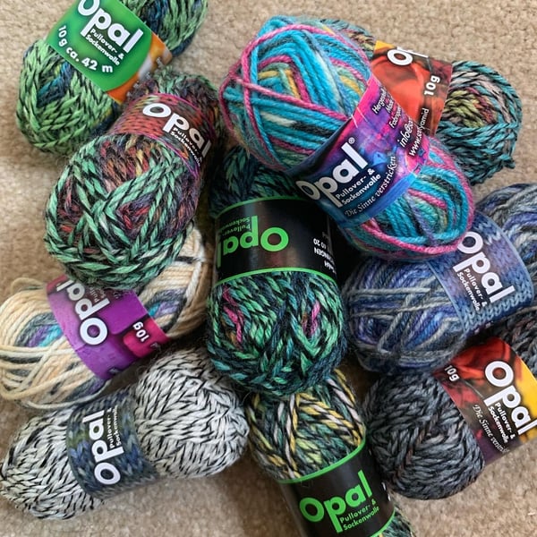 Opal mini 4ply sock yarn pack of 10