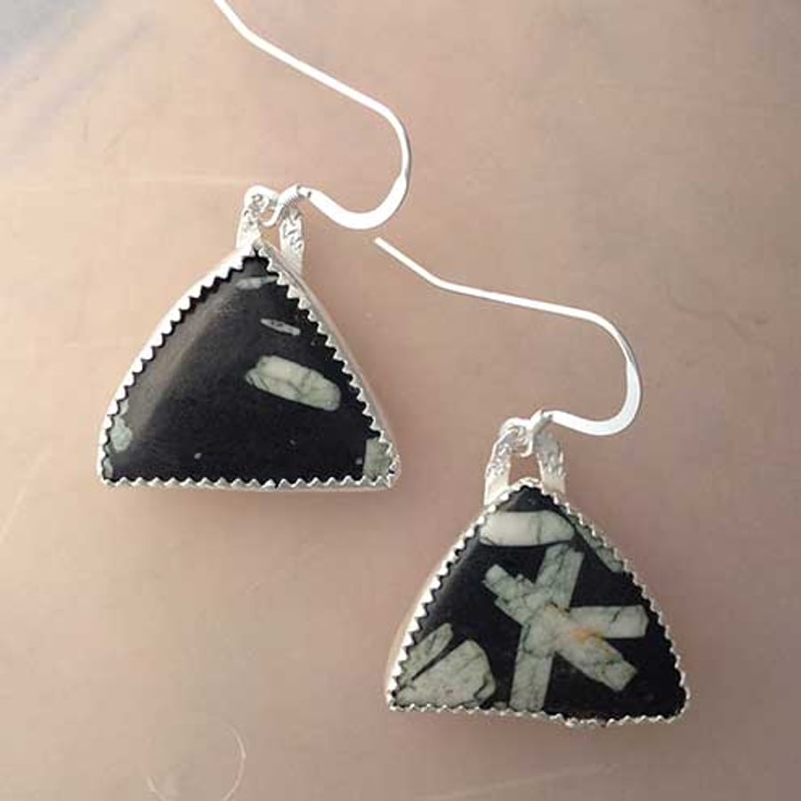 Black and White earrings
