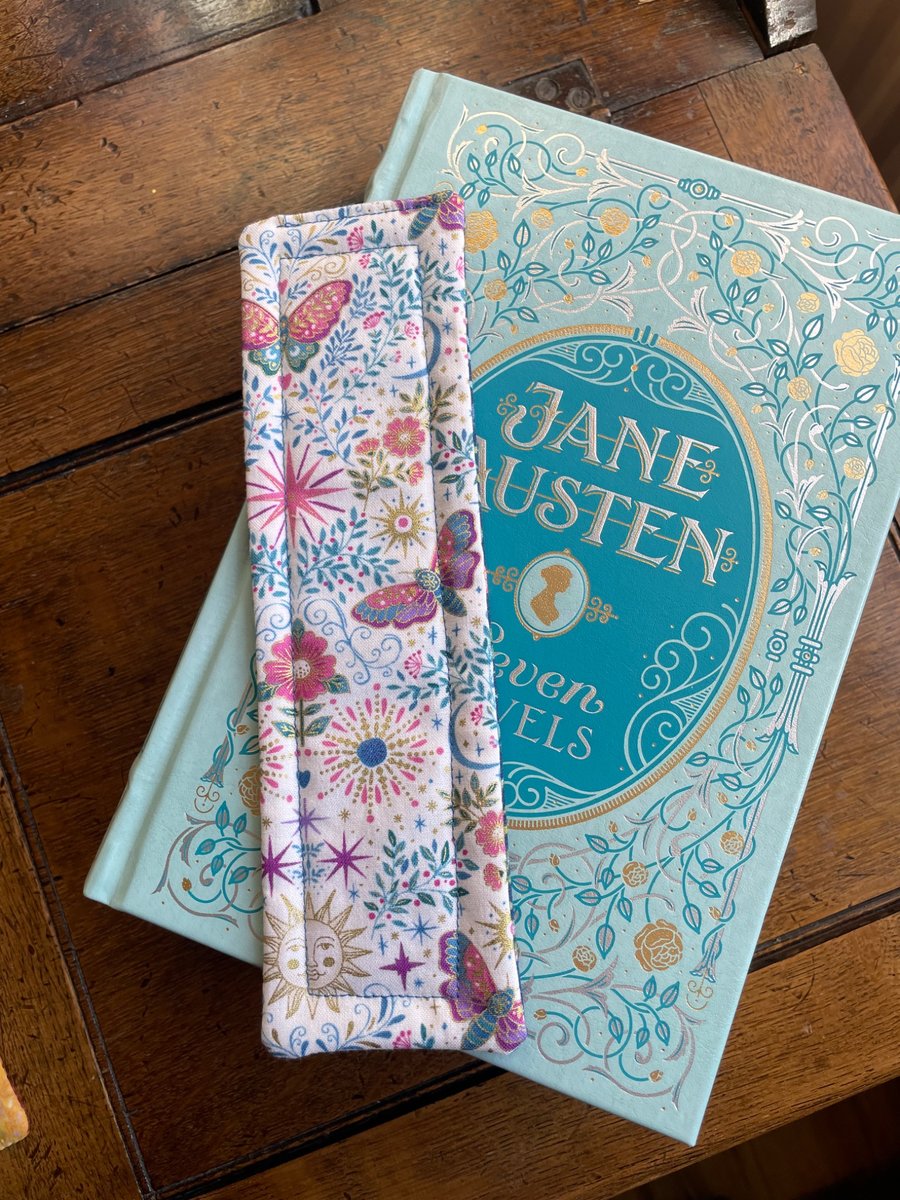 Butterfly fabric bookmark