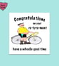 Cycling retirement card with a man and bicycle illustration - Image 2