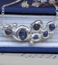 Sterling Silver and Raw Sapphire Necklace - Image 6
