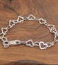 Sterling Silver Heart Bracelet - Image 1