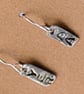 Fine Silver YER DA Earrings - Image 2