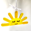 Little Miss Sunshine Fused Glass Sun Catcher