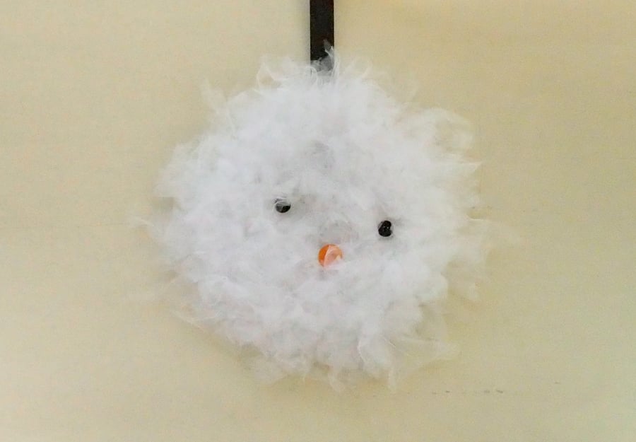 Snowman Christmas Wreath