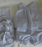 Handmade baby girl dress set ideal for a  baby shower gift - Image 1