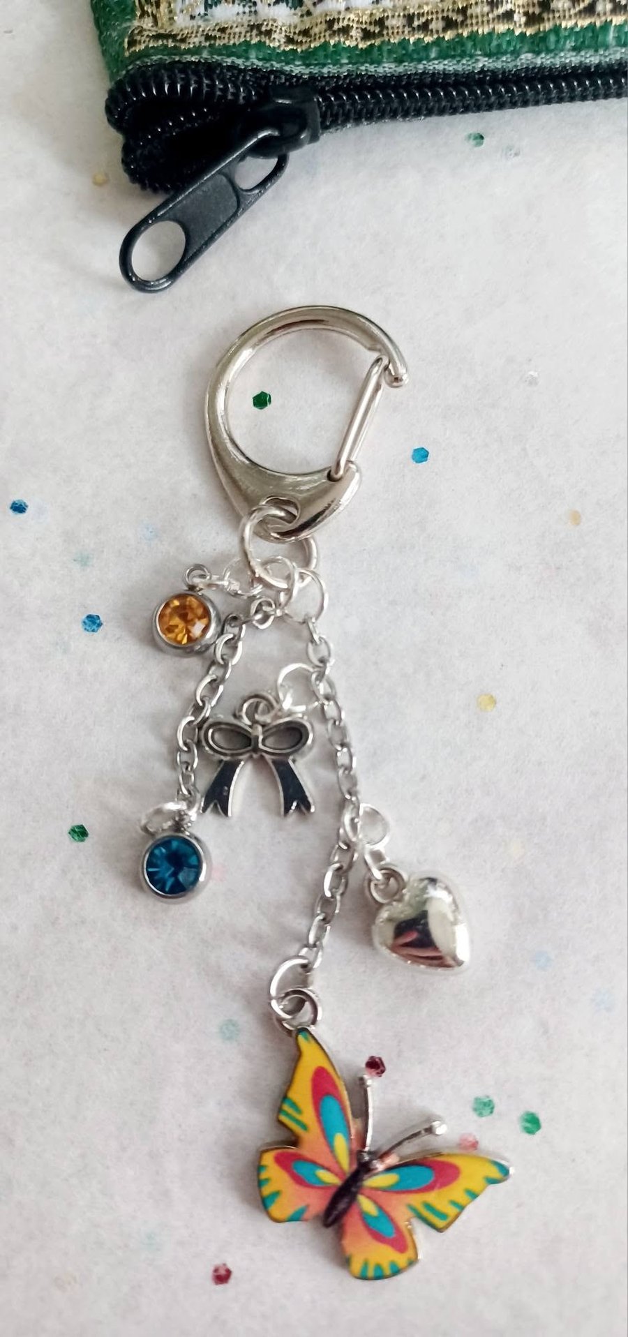 Handmade Butterfly Bag Charm