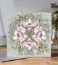 Goldfinch Greeting card (grey background) - Image 1