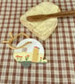 Picnic, Bread and Butter - hand painted hanging decoration (individual)