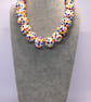Handmade spotty patterned lamp work glass beads - Image 10
