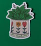 No.1 plant lover sticker - die cut - Image 2