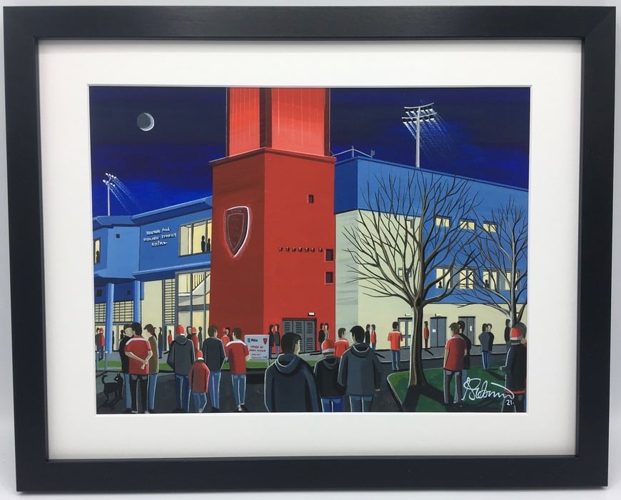 Hull. Framed & Unframed KR Fine Art Print, Rugby Club, Craven Park Stadium Gift