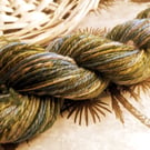 Oil on Canvas hand spun yarn – luxury wool - 105 yards