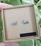 Fox Stud Earrings (Sterling Silver) - Image 6