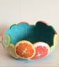 Decorative Citrus Slice Gourd Bowl - Image 2