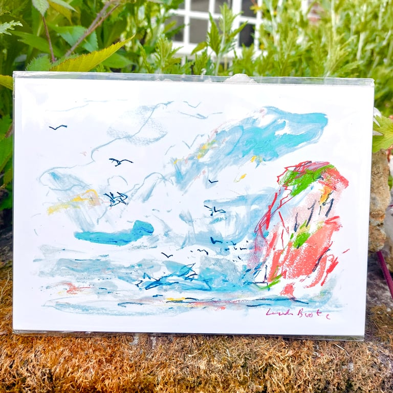 A5 Porthtowan Choppy Sea