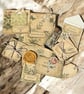 Handmade Vintage Finds Mini Discovery Box – Junk Journal & Craft Ephemera Box - Image 5