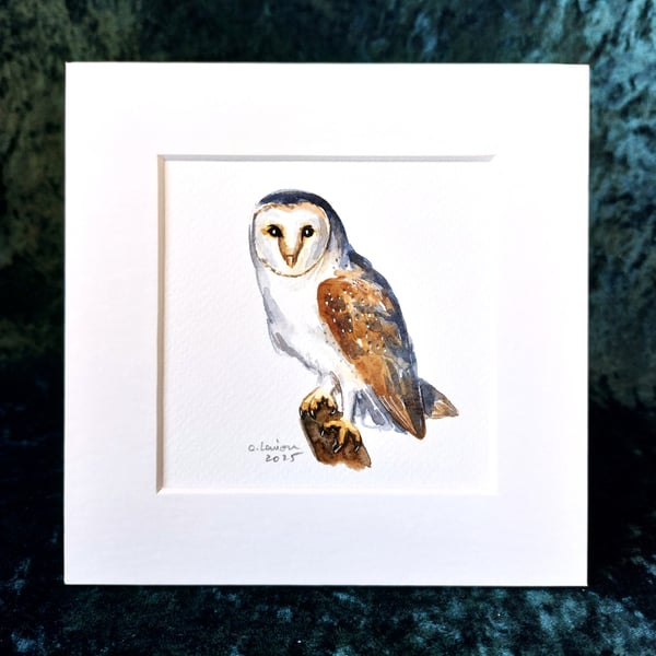 Owl - Original Watercolour Painting