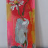 Contemporary daisy flower painting 