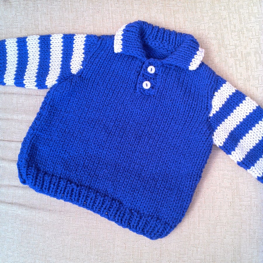 Chunky Classic Polo Shirt with Collar for Babies and Children, Baby's Clothes