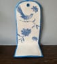 Handcrafted Clay Blue Bird Tea-light Holder - Image 3