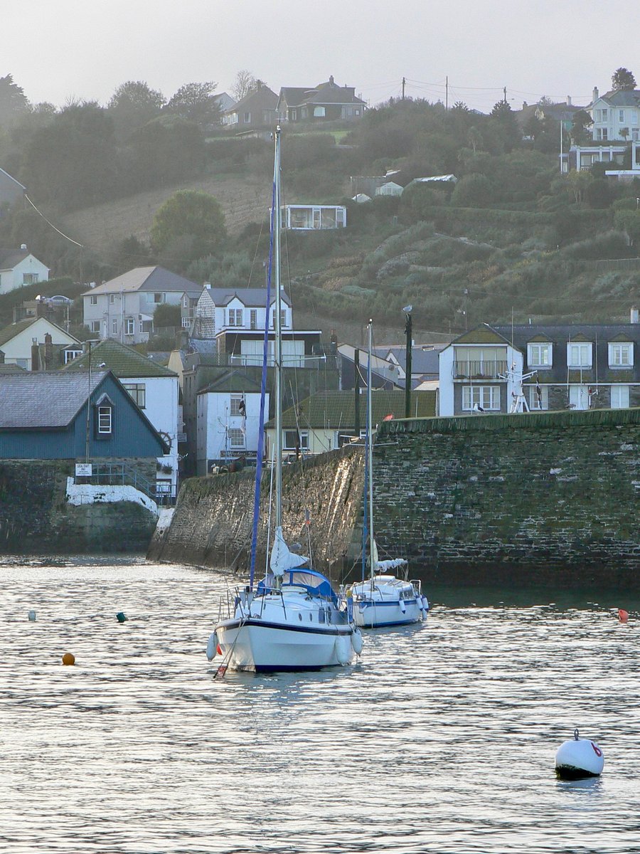 Mevagissey Harbour -Cornwall - Mounted Photo