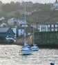 Mevagissey Harbour -Cornwall - Mounted Photo