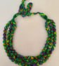 Cotton Bead Handmade Necklace