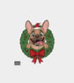 Unique Funny Christmas Sticker Xmas Decal For Adults - Cheeky Dog
