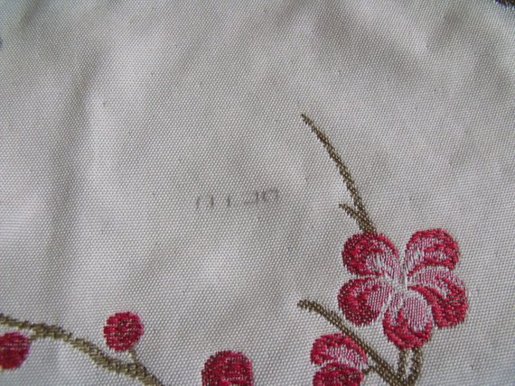 Dunelm mills blossom curtain fabric remnant, so... - Folksy