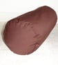 Bolster Pillow Cover 18" x 8"  Brown Round Cylinder Plain Block Cushion Case