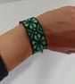  Adjustable Green & Black Wristband - Image 9