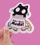 Mental Health Recovery Sticker Cute Cat Take Your Meds Sticker