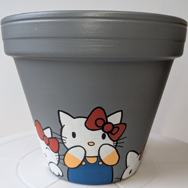 Hello Kitty 16cm Terracotta Pot 