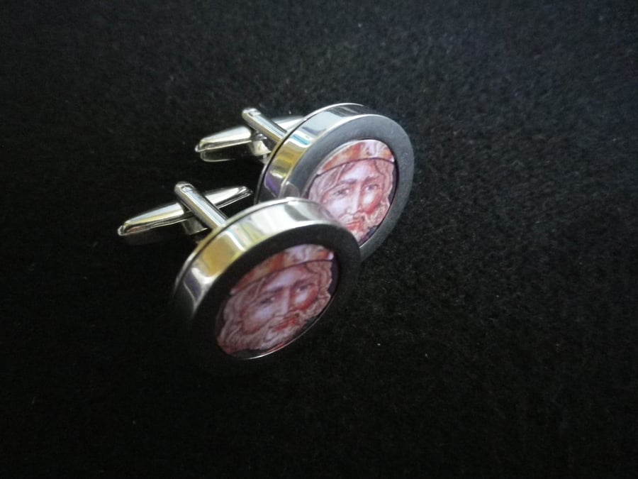 Viscount Billy cufflinks, free shipping, gift wrapped, great image, Ref 1234