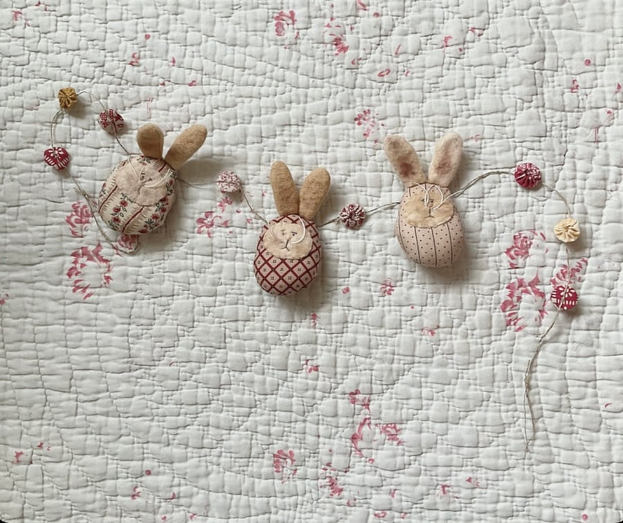 Easter bunny bunting