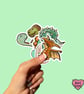 Hand drawn Dinosaur sticker set - Image 3