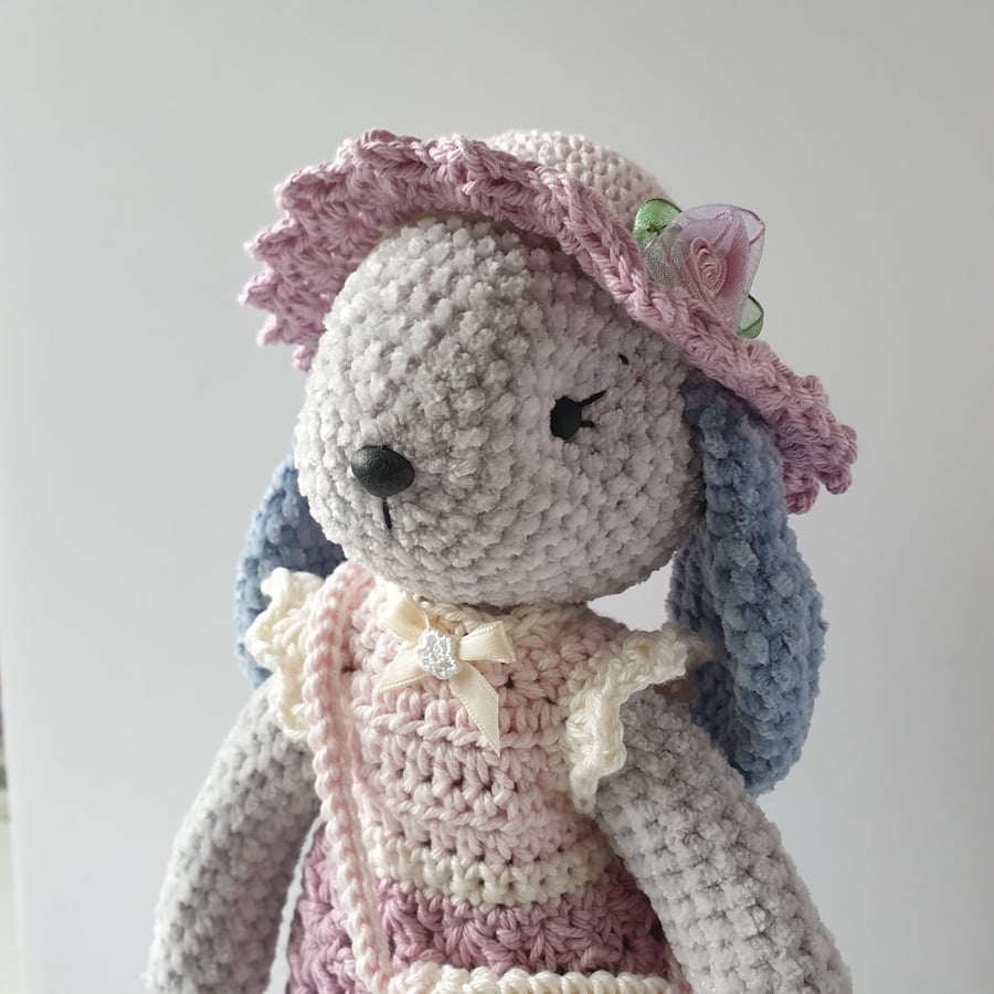 Amigurumi Crochet Pattern in PDF Download or Printed Format Cute Honey the Bunny