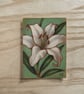 Original Lily ACEO Gouache Painting