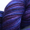 Wild Violets - Superwash Bluefaced Leicester DK yarn
