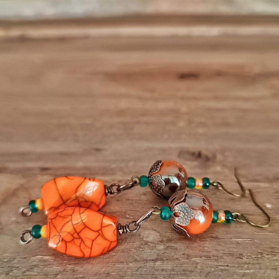 Orange Delight Earrings