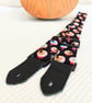 1.5 inch Wide Adjustable Ukulele Strap with gory eyeballs - Image 4