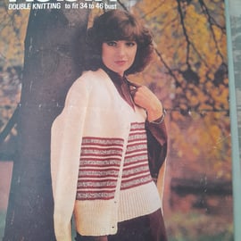 Vintage knitting pattern