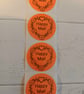 50 'Happy Mail' Heart Thermal Printed Stickers (100O)