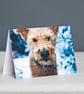 Terrier Christmas Card - Image 1
