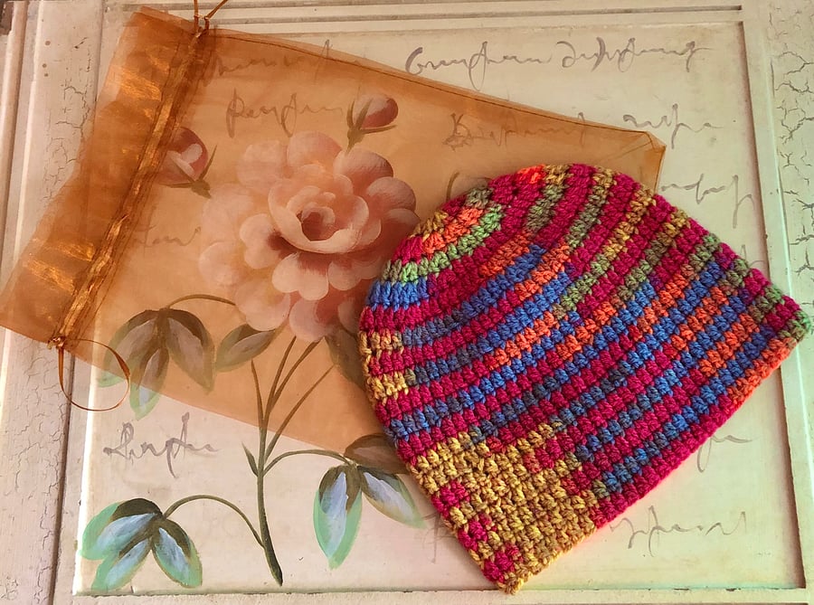 Women’s Crochet, Fab Print Beanie